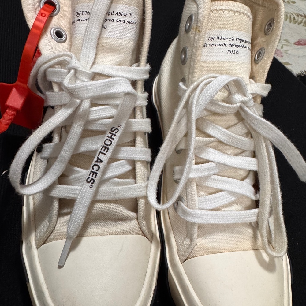 Off-White High-Top Sneakers